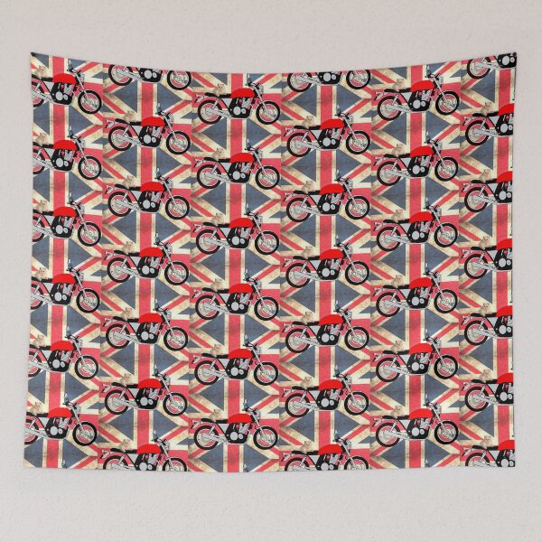 Item preview, Motorcycle with British flag designed and sold by motorzycle.