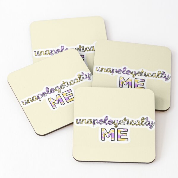 Item preview, “Unapologetically Me” Nonbinary Pride designed and sold by Mickey Kyan.