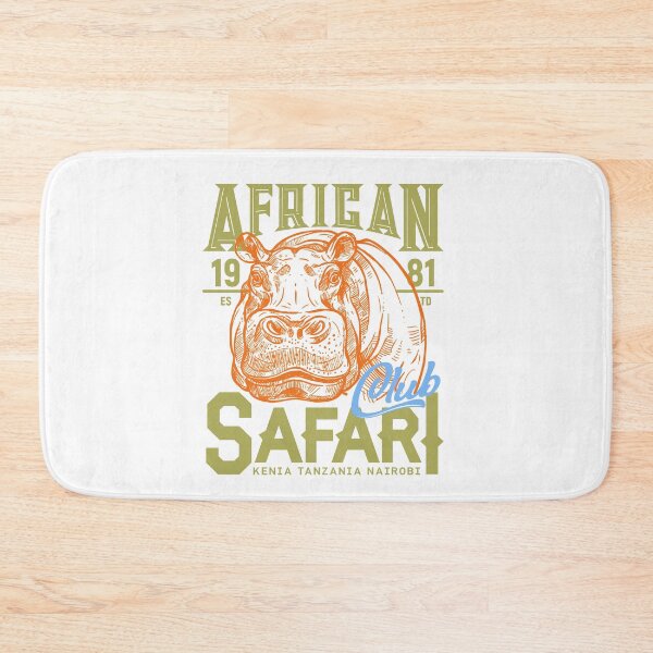 Item preview, African Safari with Hippopotamus designed and sold by MHabeeb.