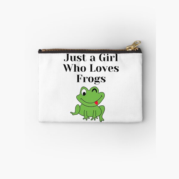 Item preview, Just a Girl Who Loves Frogs, Frog Lover designed and sold by JRice66.