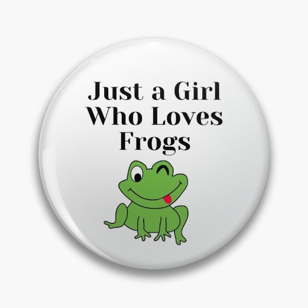 Item preview, Just a Girl Who Loves Frogs, Frog Lover designed and sold by JRice66.