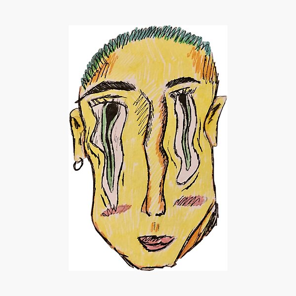 Item preview, Abstract portrait print #4 designed and sold by Fa1th-may.