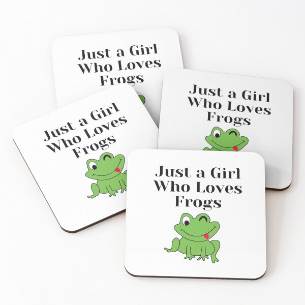 Item preview, Just a Girl Who Loves Frogs, Frog Lover designed and sold by JRice66.