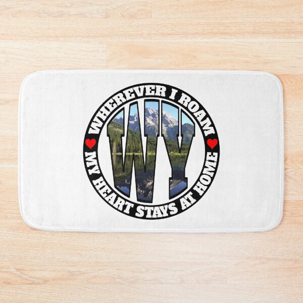 Item preview, Heart Stays Home - Wyoming designed and sold by DonDota.