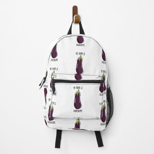 Item preview, My Name Is Aubergine - Funny Eggplant designed and sold by Kawaiindoodle.