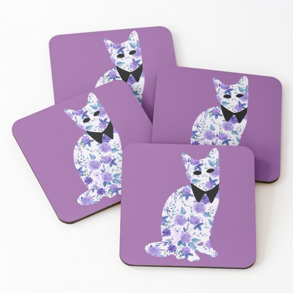 Item preview, Floral Cat in Flowers Popoki 711 designed and sold by VinBasis.