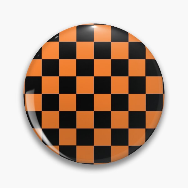 Item preview, Checkered Orange and Black   designed and sold by lornakay.