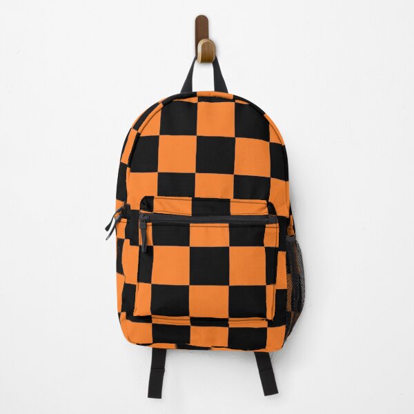 Item preview, Checkered Orange and Black   designed and sold by lornakay.
