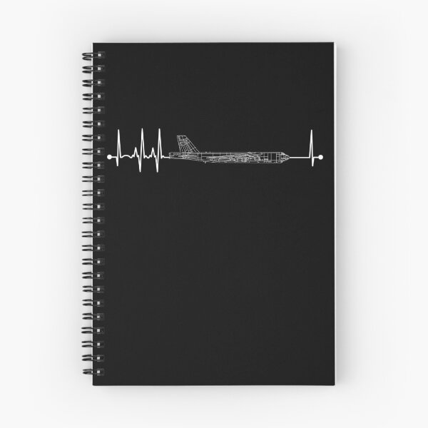 Item preview, B-52 Stratofortress Airplane Pulse EKG B52 Heartbeat Gear designed and sold by DynamicDesign.