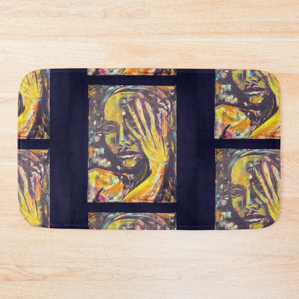 Item preview, dark portrait mystery fear loss hiding designed and sold by aleenaludke.