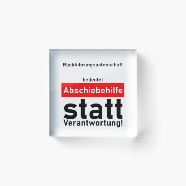Item preview, Repatriation sponsorship Deportation assistance  designed and sold by Andreas-Jaeger.