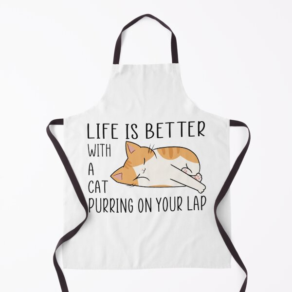 Item preview, Life is Better with a Cat Puuring on Your Lap designed and sold by Think-Kitten.