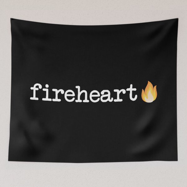 Item preview, Fireheart - White Font Color designed and sold by Kat-Kreations.