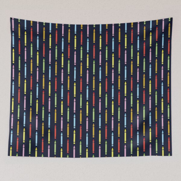 Item preview, Colorful Crayon Print designed and sold by OBJETDART.
