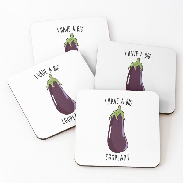Item preview, I Have A Big Eggplant - Funny Rude Eggplant designed and sold by Kawaiindoodle.