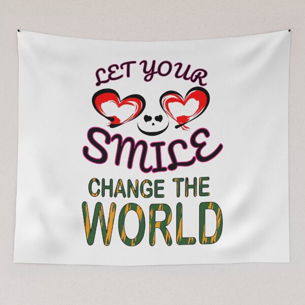 Item preview, Let your smile change the world  designed and sold by Scatch Spot.