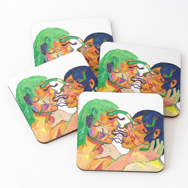Item preview, picture kiss with worms designed and sold by iceang shop.