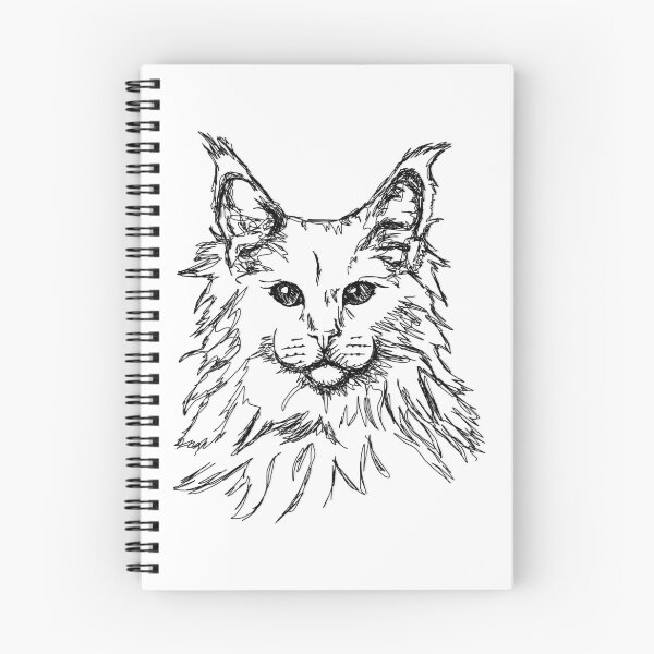 Item preview, Long Hair Cat Sketch designed and sold by ShirtPost97.
