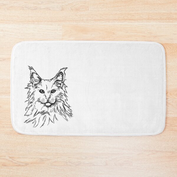 Item preview, Long Hair Cat Sketch designed and sold by ShirtPost97.