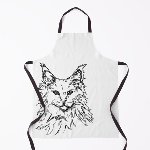 Item preview, Long Hair Cat Sketch designed and sold by ShirtPost97.