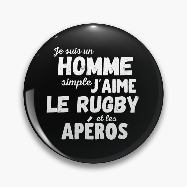 Item preview, I love rugby and aperitifs humorous gift designed and sold by TeeJfm.