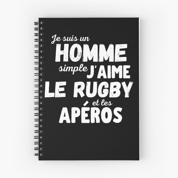 Item preview, I love rugby and aperitifs humorous gift designed and sold by TeeJfm.
