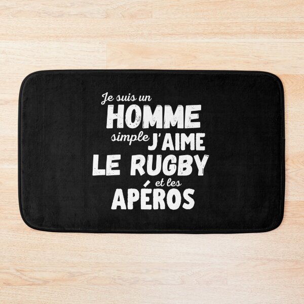 Item preview, I love rugby and aperitifs humorous gift designed and sold by TeeJfm.