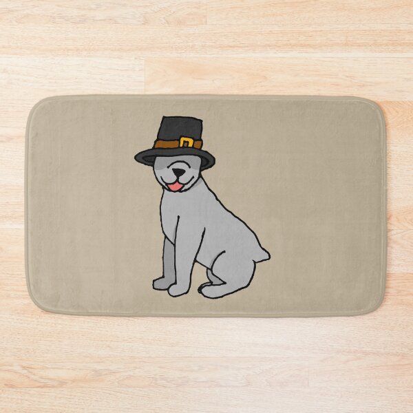 Item preview, Pittie on Thanksgiving designed and sold by Yviemakes.