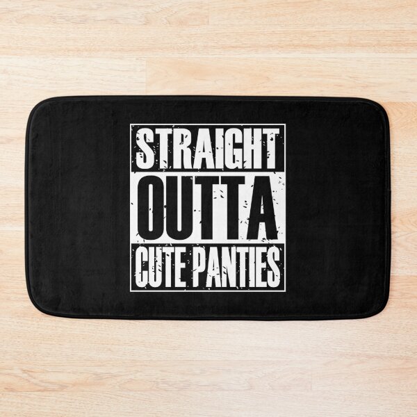 Item preview, Straight Outta Cute Panties (B&W) designed and sold by MyRedBottom.