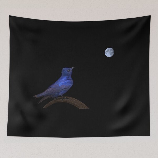Item preview, Purple Martin and the Moon designed and sold by cherylorraine.