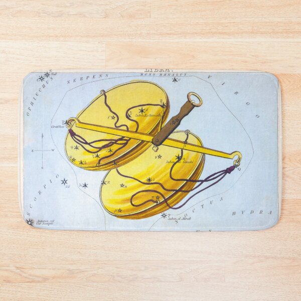 Item preview, Antique Libra Constellation Map designed and sold by VintageArchive.