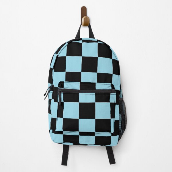 Item preview, Checkered Pastel Blue and Black  designed and sold by lornakay.
