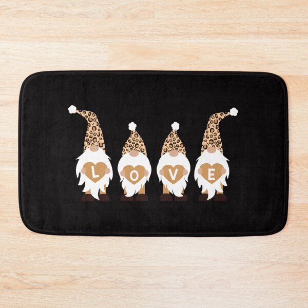 Item preview, LOVE Valentine Leopard Print Gnomes designed and sold by sasigifts.