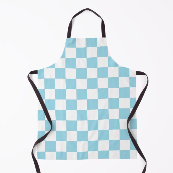 Item preview, Checkered Pastel Blue and White designed and sold by lornakay.