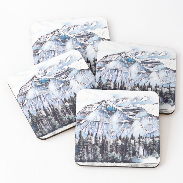 Item preview, Colorado Rocky Mountains Pine Forest Mountain Landscape designed and sold by Cute Designs Shop.