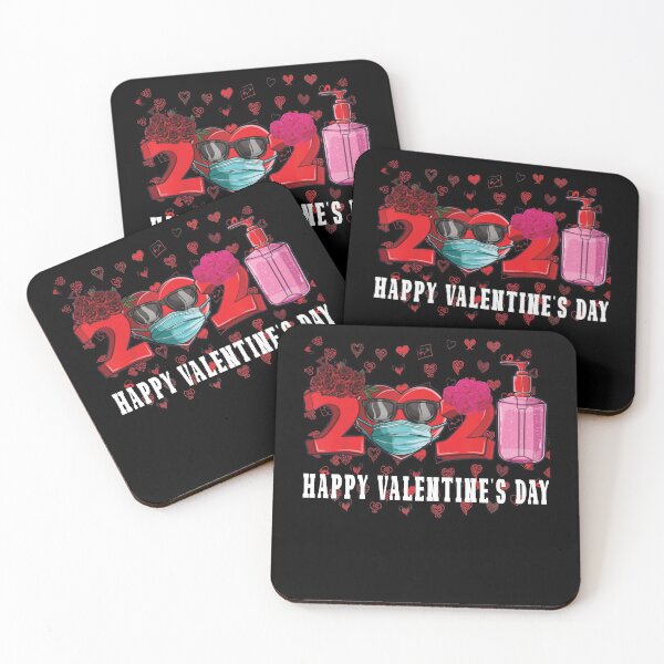 Artikelvorschau, Kopie von Happy Valentinstag 2021 lustiges tupfendes Herz in einer Maske für MÄNNER FRAUEN MÄDCHEN ODER JUNGEN entworfen und verkauft von Dadya.