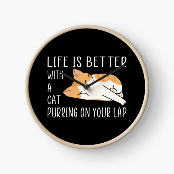 Item preview, Life is Better with a Cat Puuring on Your Lap designed and sold by Think-Kitten.