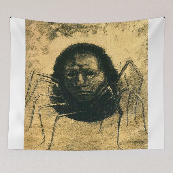 Item preview, The Crying Spider by Odilon Redon designed and sold by IndieArtDream.