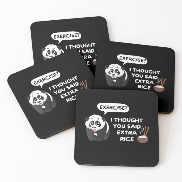 Item preview, Exercise? I Thought You Said Extra Rice - Funny Rice Lover designed and sold by Passion Isles.