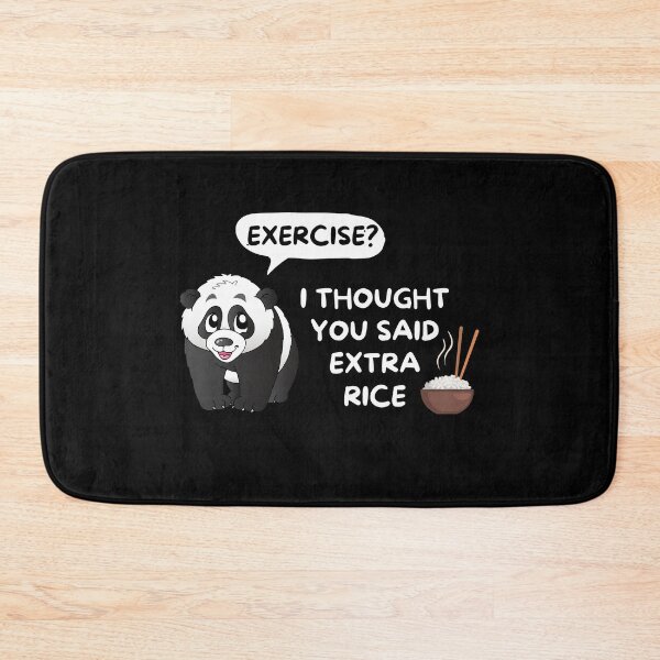 Item preview, Exercise? I Thought You Said Extra Rice - Funny Rice Lover designed and sold by Passion Isles.