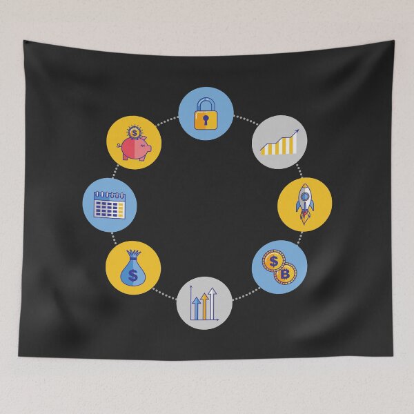 Item preview, Cryptocurrency - Bitcoin - Dollar designed and sold by AeroAstro.