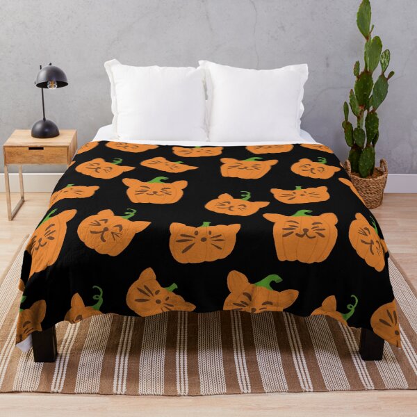 Item preview, cat pumpkins - Happy Meoween designed and sold by scribbli.