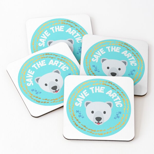 Item preview, Save the artic with polar bear global warming designed and sold by My-Queens-Store.