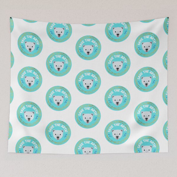 Item preview, Save the artic with polar bear global warming designed and sold by My-Queens-Store.