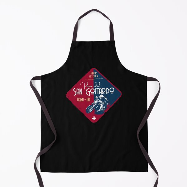 Item preview, Saint Gotthard Pass Switzerland 01 Motorcycle T-Shirt + Sticker designed and sold by ROADTROOPER.
