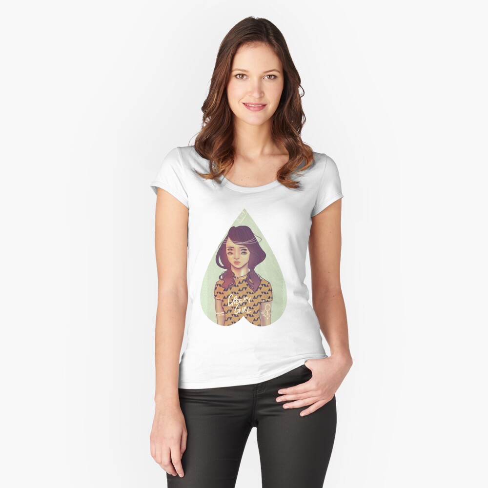 Artikel-Vorschau von Tailliertes Rundhals-Shirt, designt und verkauft von misskatz.