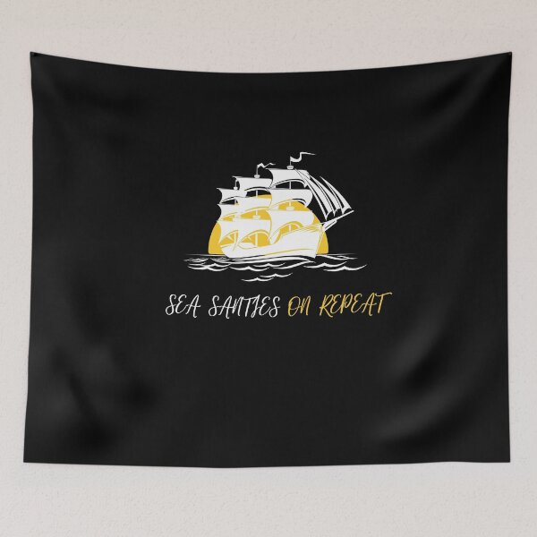 Item preview, Pirate Ship Singing Sea Shanties designed and sold by RareLoot19.