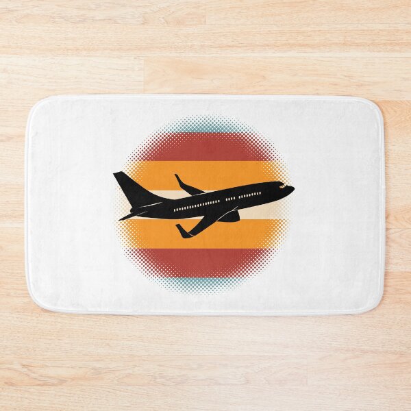 Item preview, Commercial Airplane Round Vintage Sunset designed and sold by liftdesign.