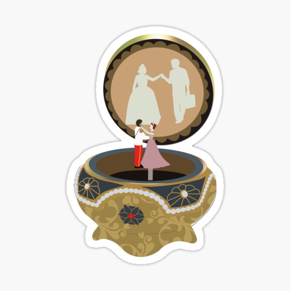 Anastasia Music Box  Sticker for Sale by sarahjcl13