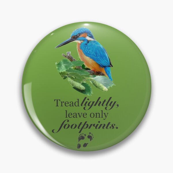 Item preview, Tread Lightly: Kingfisher designed and sold by RevolutionEarth.